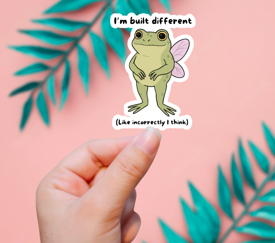I'm Built Different Sticker