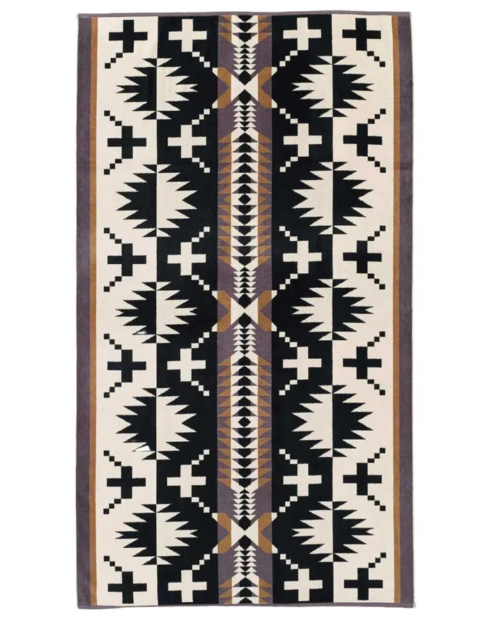 Pendleton Oversized Jacquard Spa In Harding Oxford