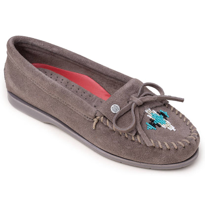 Women's Nizhoni Suede Beaded Moccasins