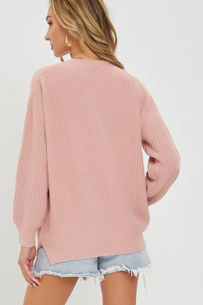 EVERYDAY CASUAL  SWEATER: Brown / Contemporary / S