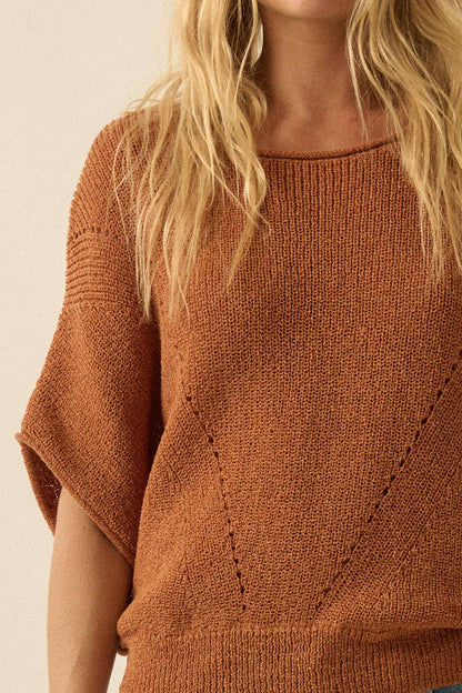 The Willow Pointelle Sweater