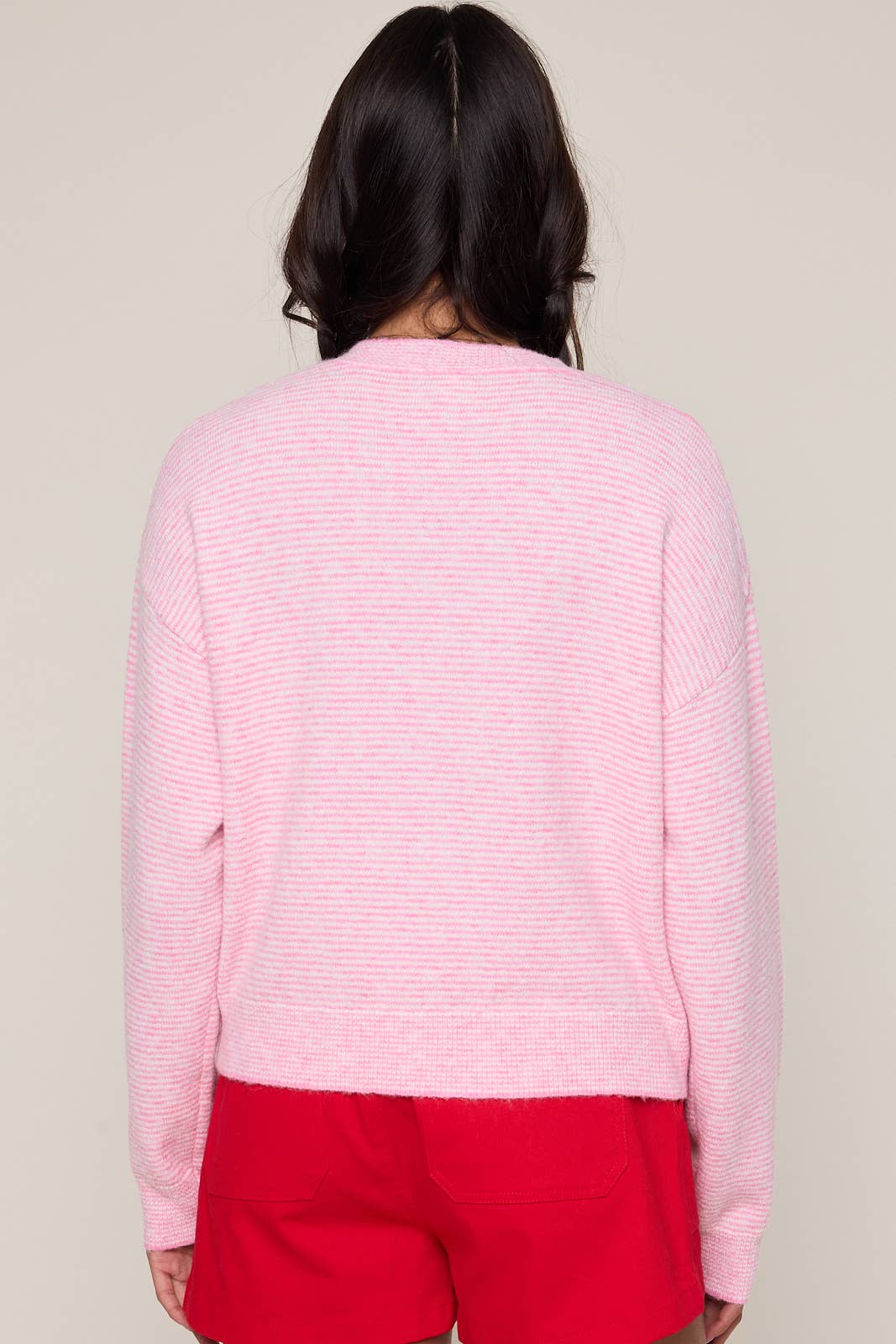 Sally Striped Button Up Sweater