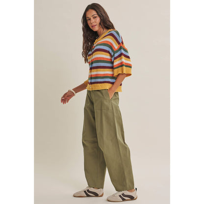 Golden Hour Stripe Cardigan