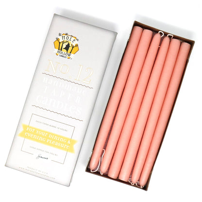 12" Hand Dipped Taper Candles USA Made