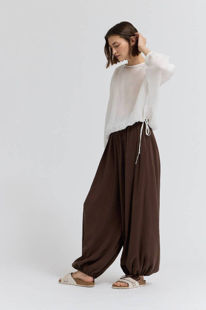 Taylor Shirred Sleeve Blouse