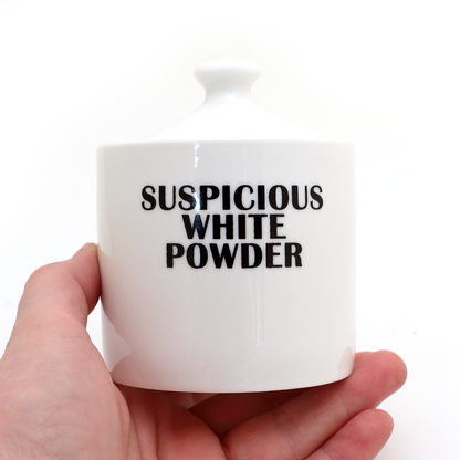 Suspicious White Powder Sugar Bowl