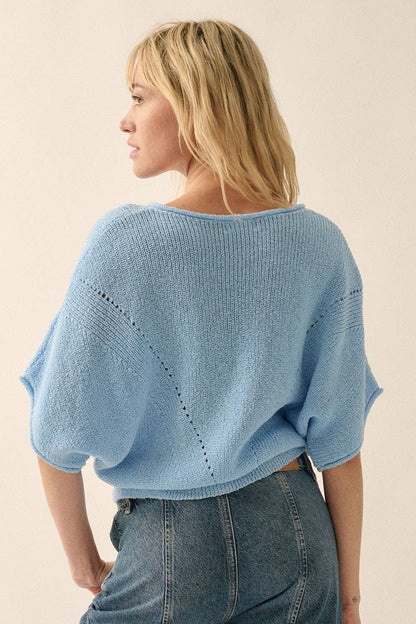 The Willow Pointelle Sweater