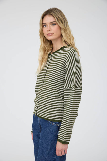 Driftwood Stripe Cardigan