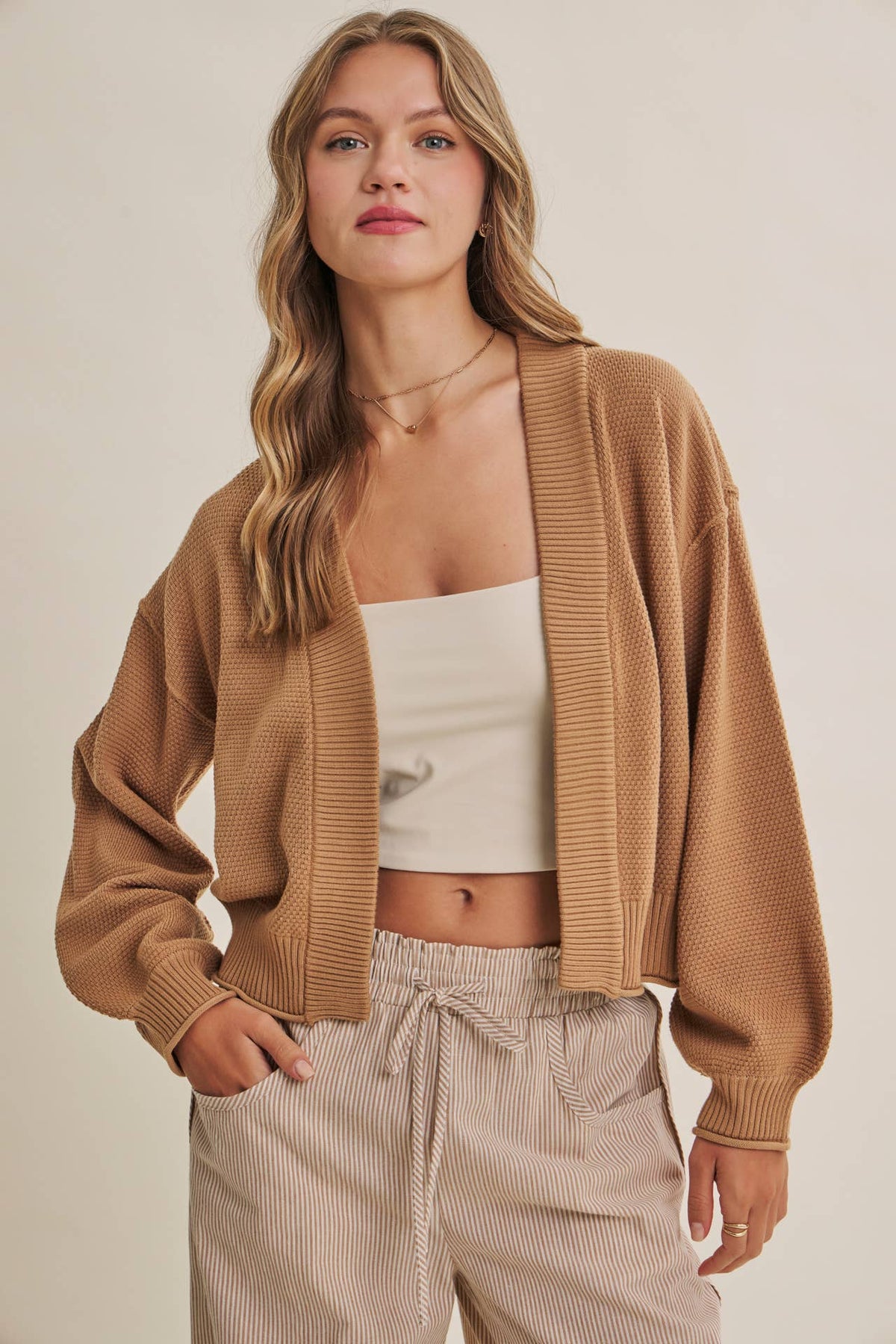 Cozy Waffle Cardigan