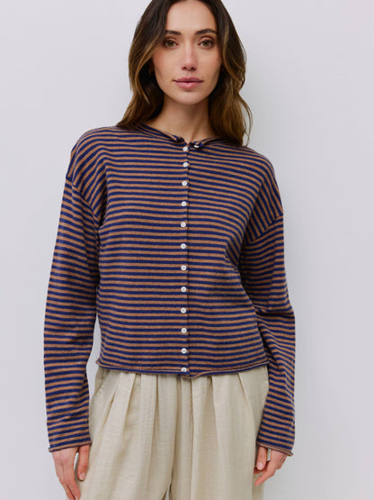 The Elisa Striped Cardigan