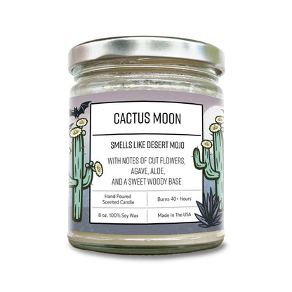 Cactus Moon Candle