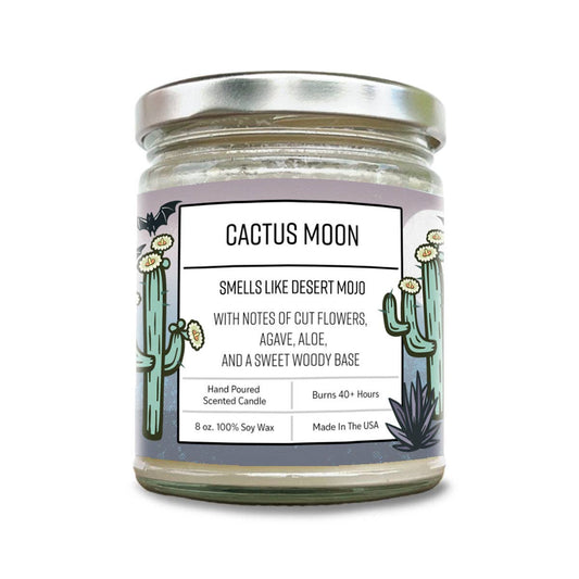 Cactus Moon Candle