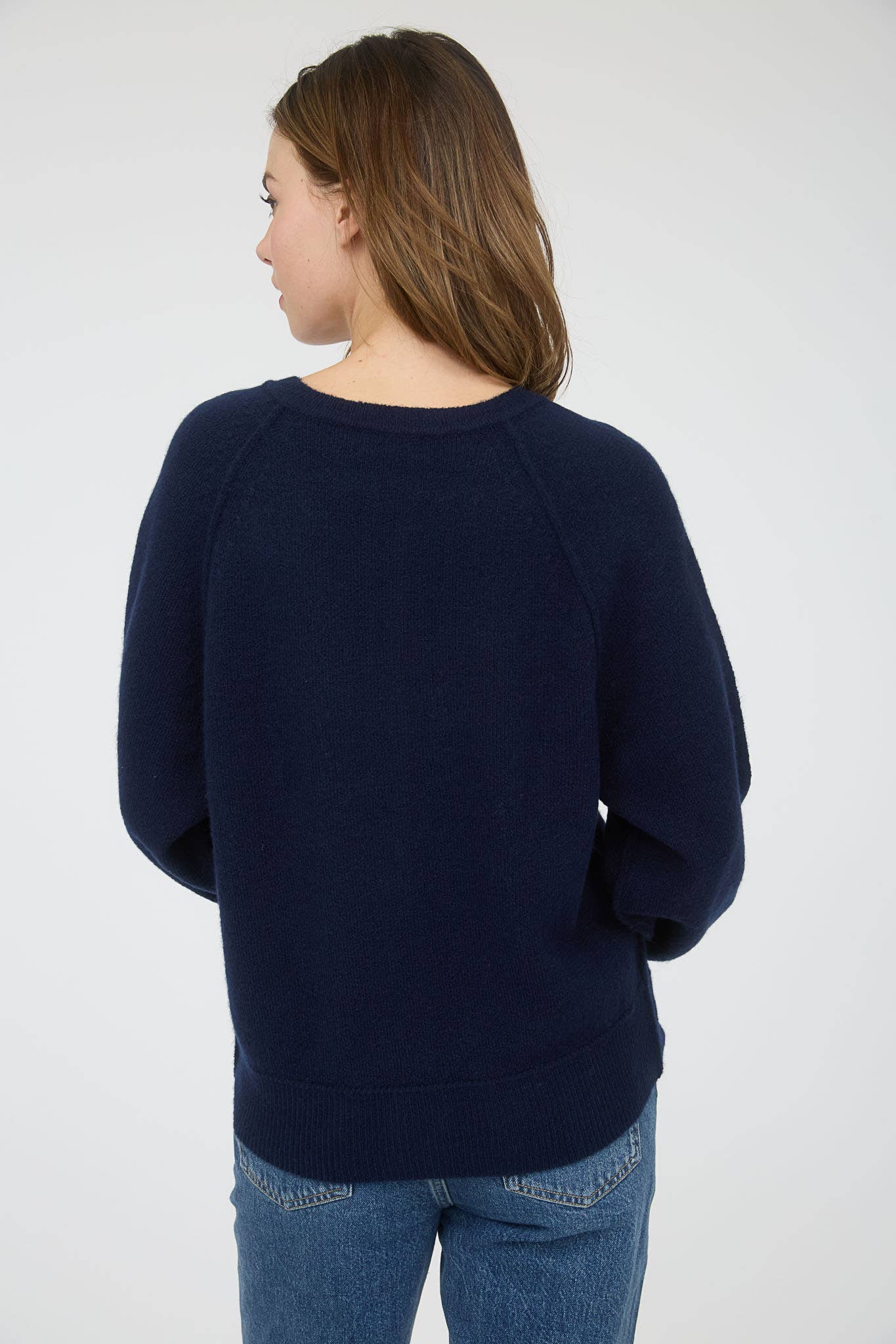 Laid-Back Henley Sweater