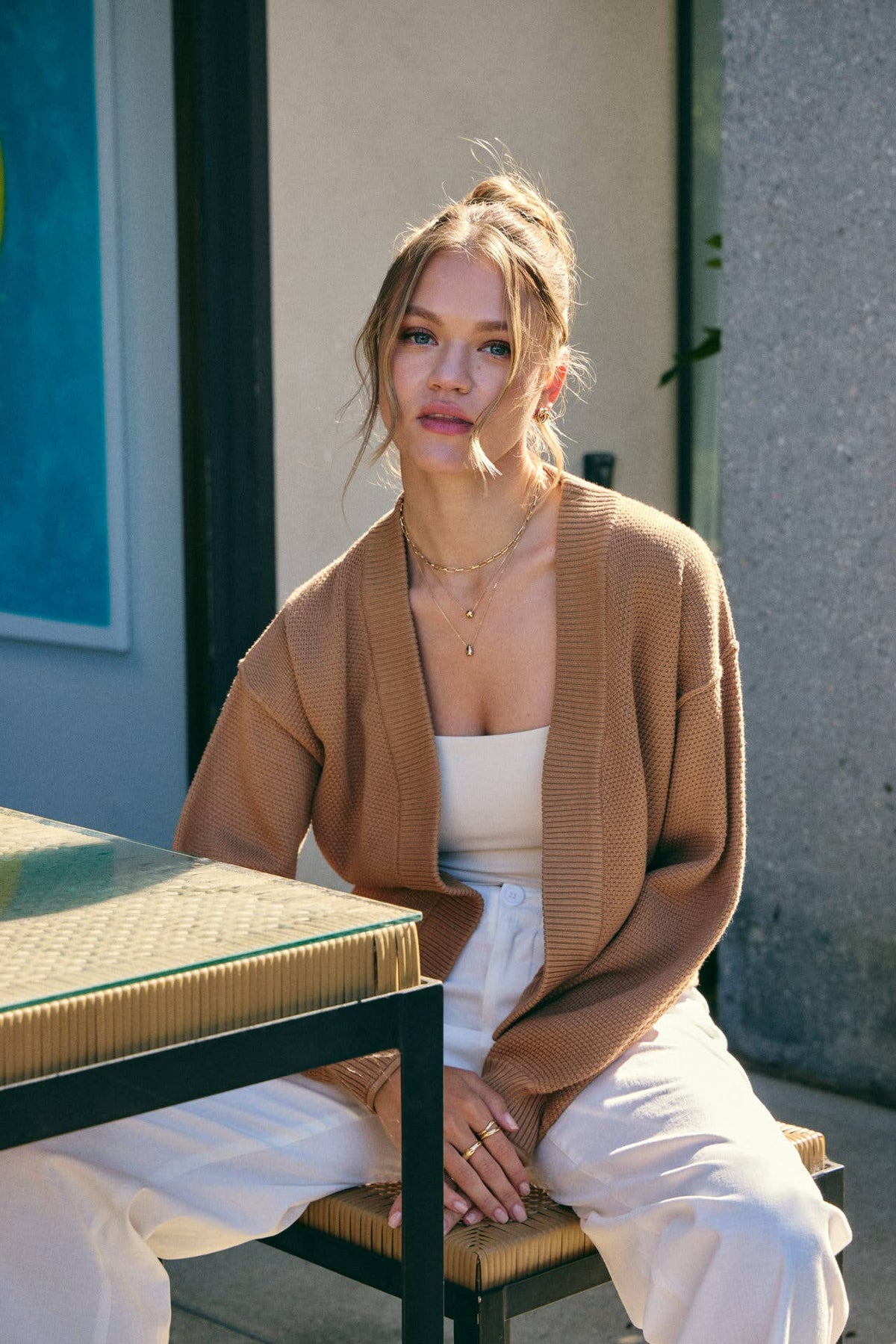 Cozy Waffle Cardigan