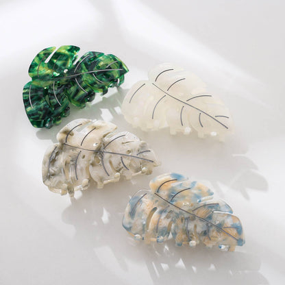 Monstera Leaf Claw Clip - Large