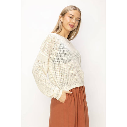 Coastal Mesh Sweater
