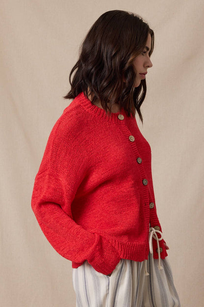Sadie Lghtweight Button Up Cardi