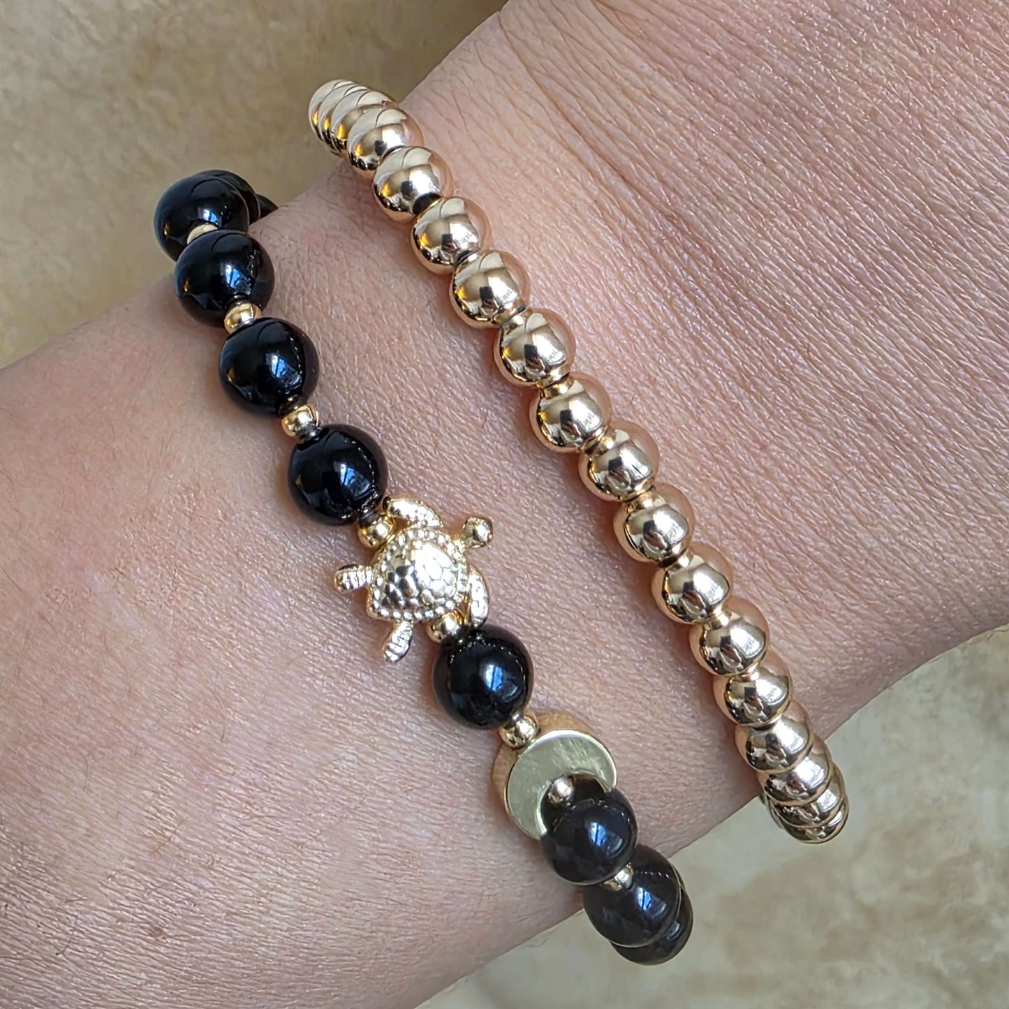 Beaver Moon Bracelet | Black Onyx