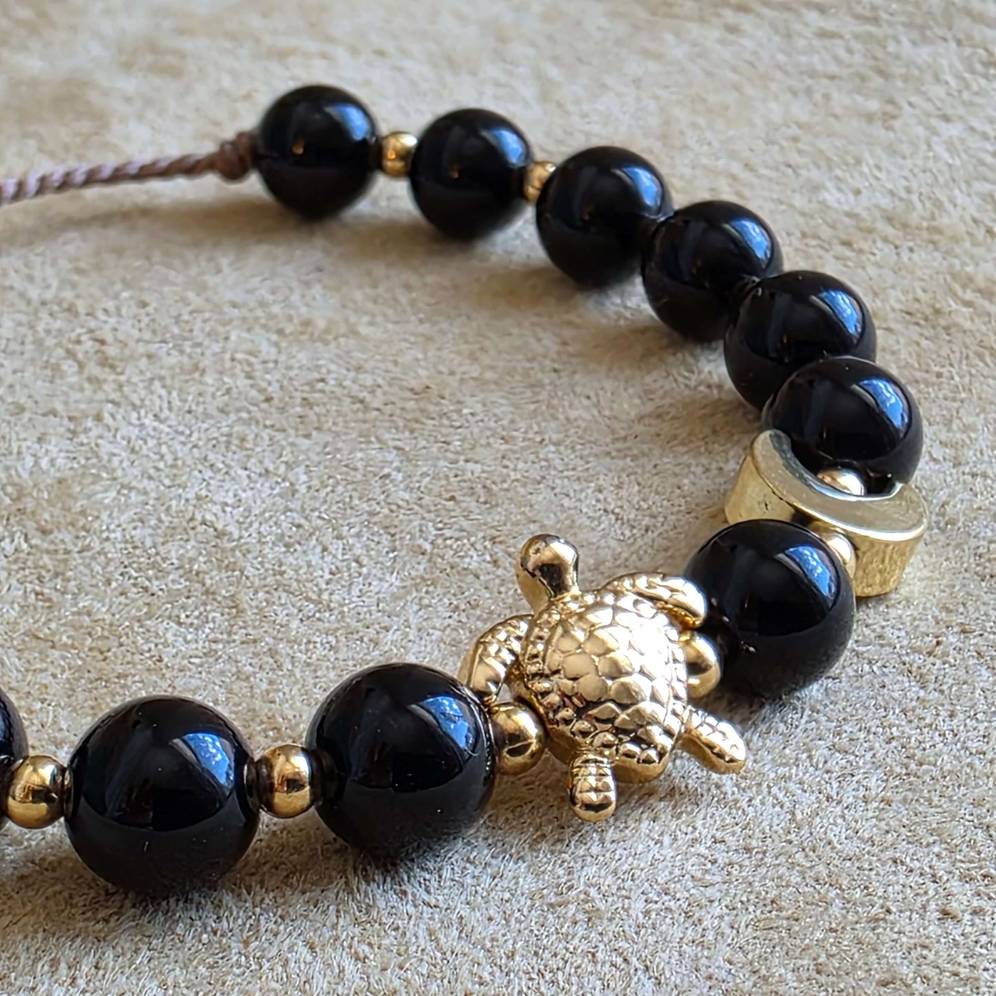 Beaver Moon Bracelet | Black Onyx
