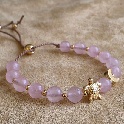 Pink Moon Bracelet | Rose Quartz