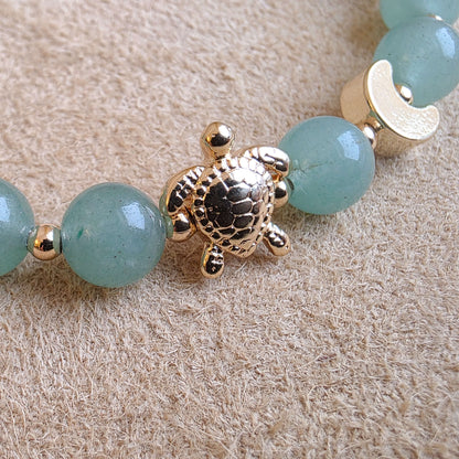 Worm Moon Bracelet | Green Aventurine