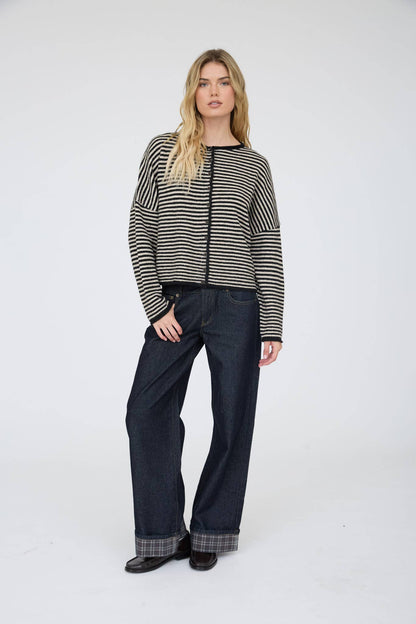 Coastal Stripe Cardigan