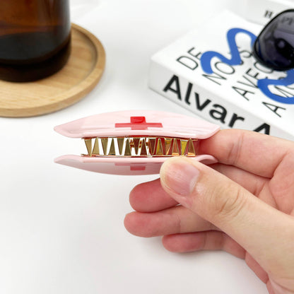 Acetate Pill Hair Clips