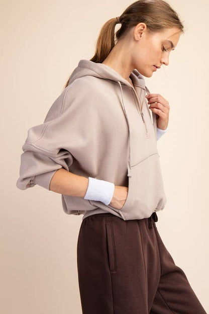 Go To Quarter Zip French Terry