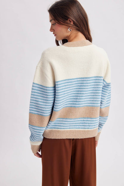 Coastal Colorblock Cardigan
