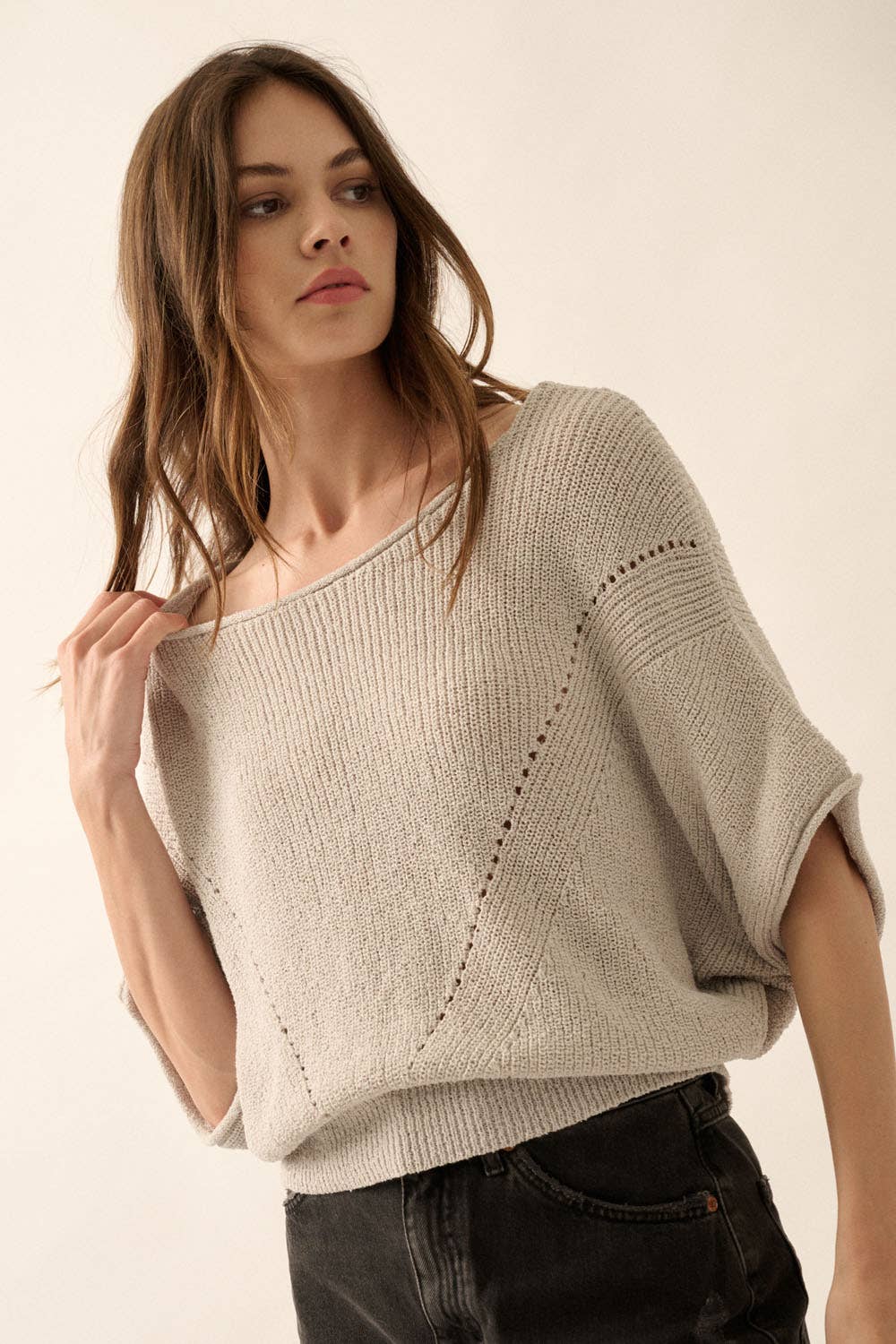 The Willow Pointelle Sweater
