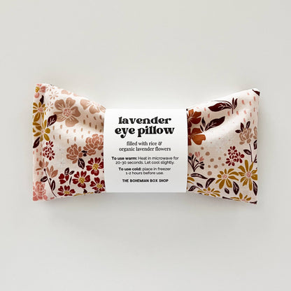 Lavender Eye Pillow - Earth Tone Florals