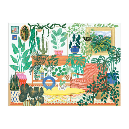 Houseplant Haven 1000 Piece Foil Puzzle