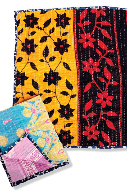 Kantha Kitchen Tea Towels - Set of 2