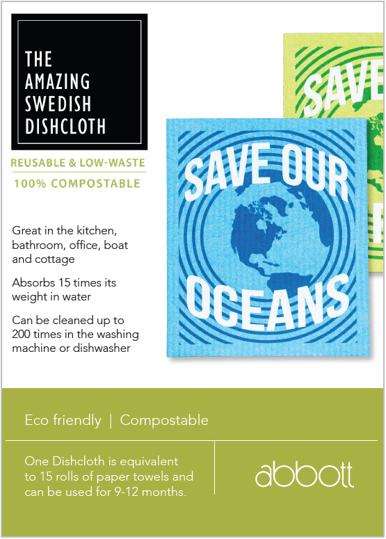 S/2 Loons Swedish Dishcloths