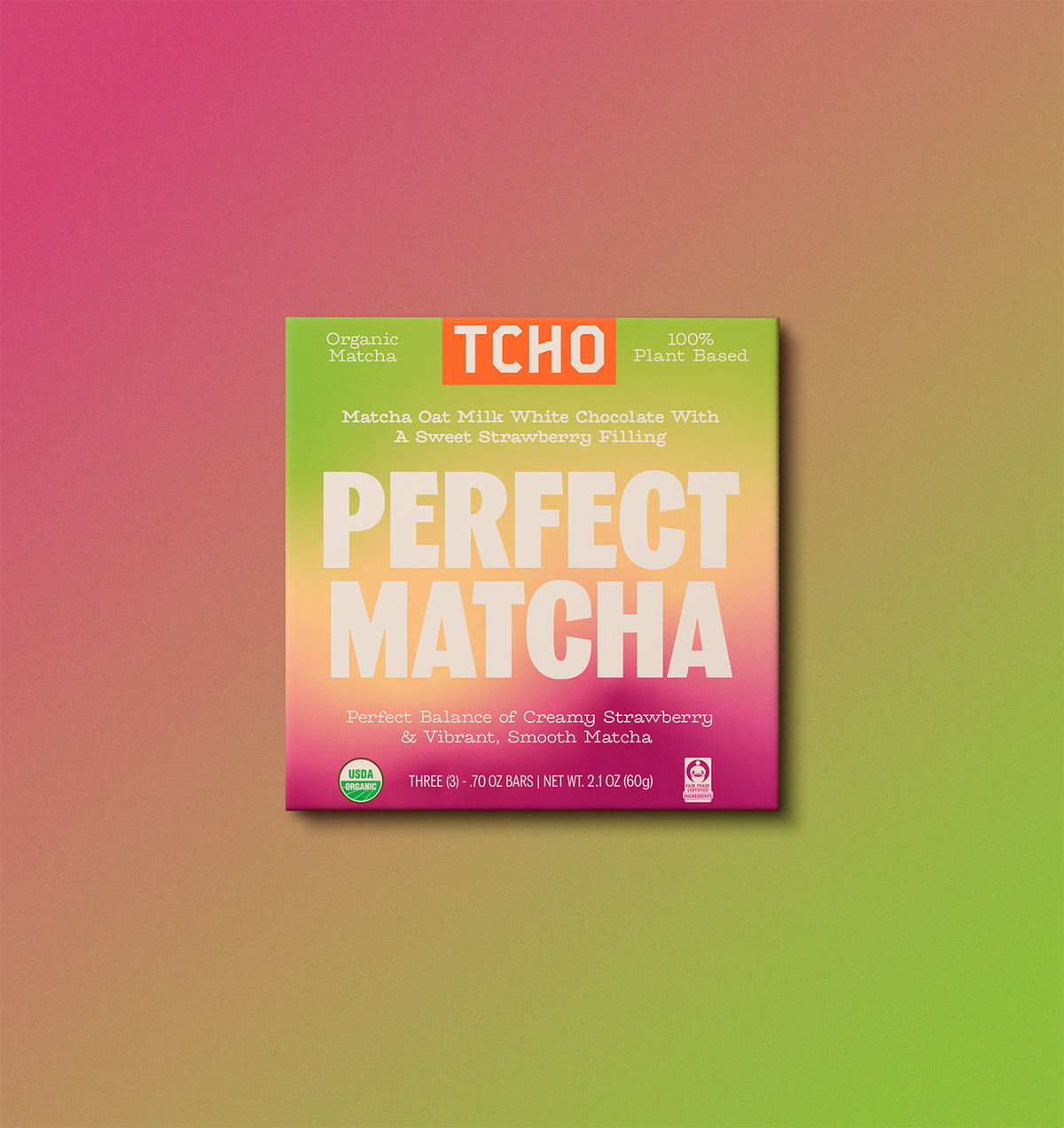 Perfect Matcha Strawberry White Chocolate Bar