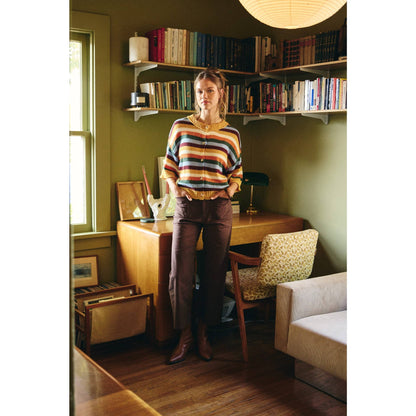 Golden Hour Stripe Cardigan