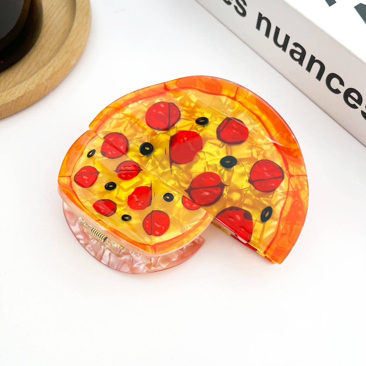 Half Pizza Hair Clip