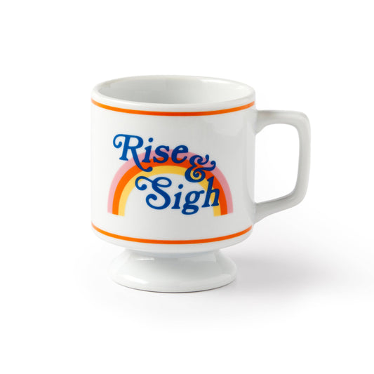 Brass Monkey Rise & Sigh Pedestal Mug