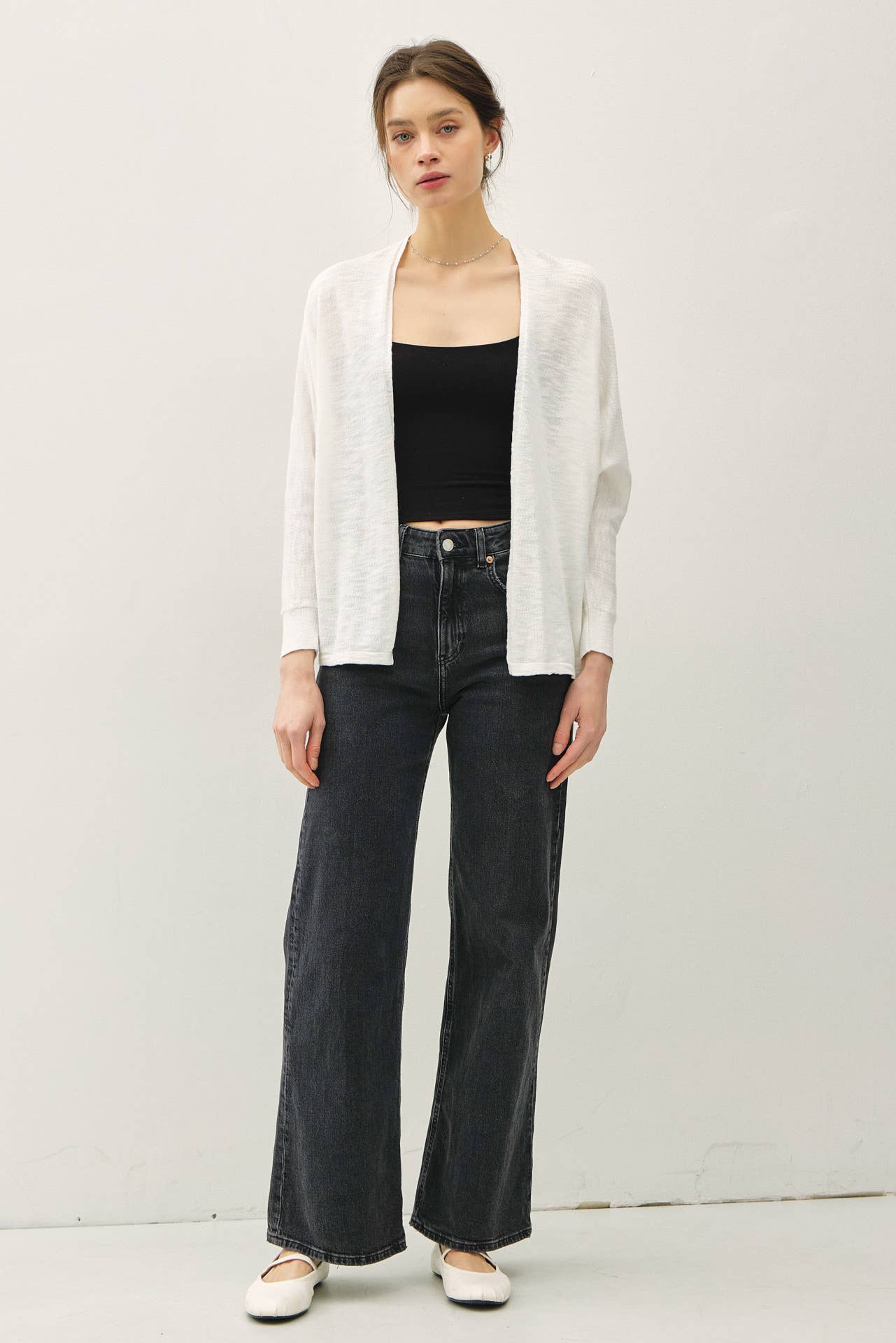 Spring Dolman Sleeve Cardi