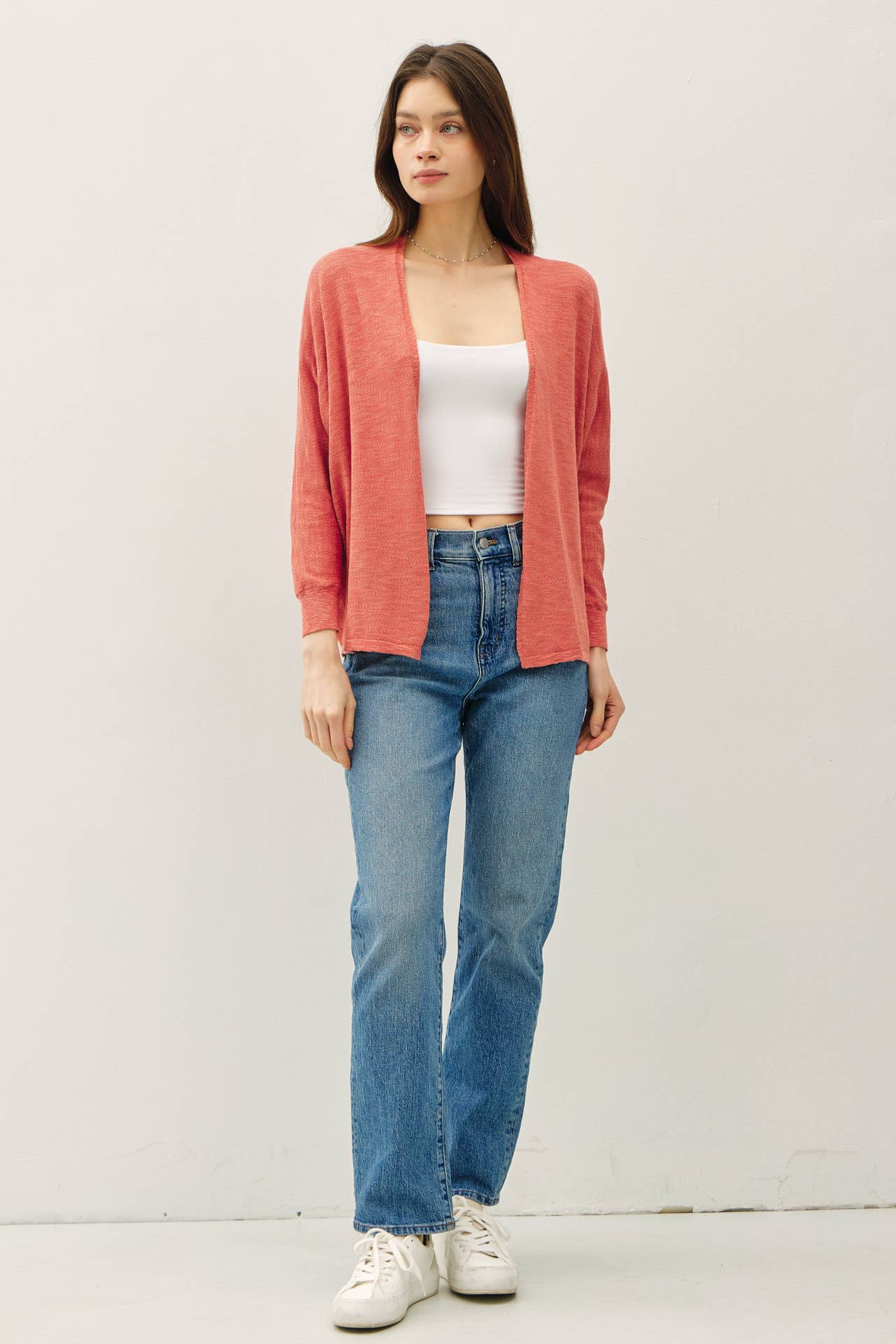 Spring Dolman Sleeve Cardi