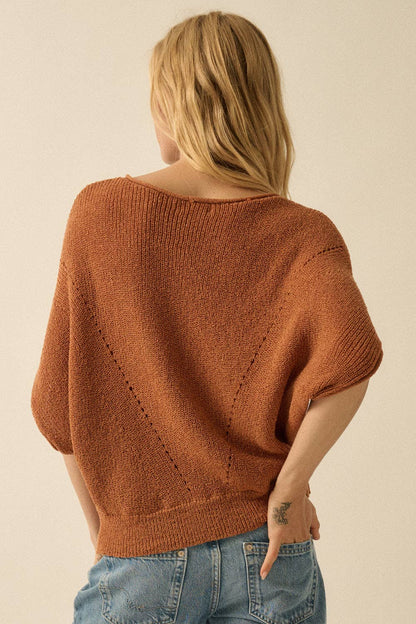 The Willow Pointelle Sweater