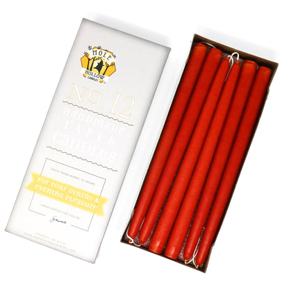 12" Hand Dipped Taper Candles USA Made