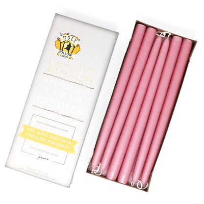 12" Hand Dipped Taper Candles USA Made