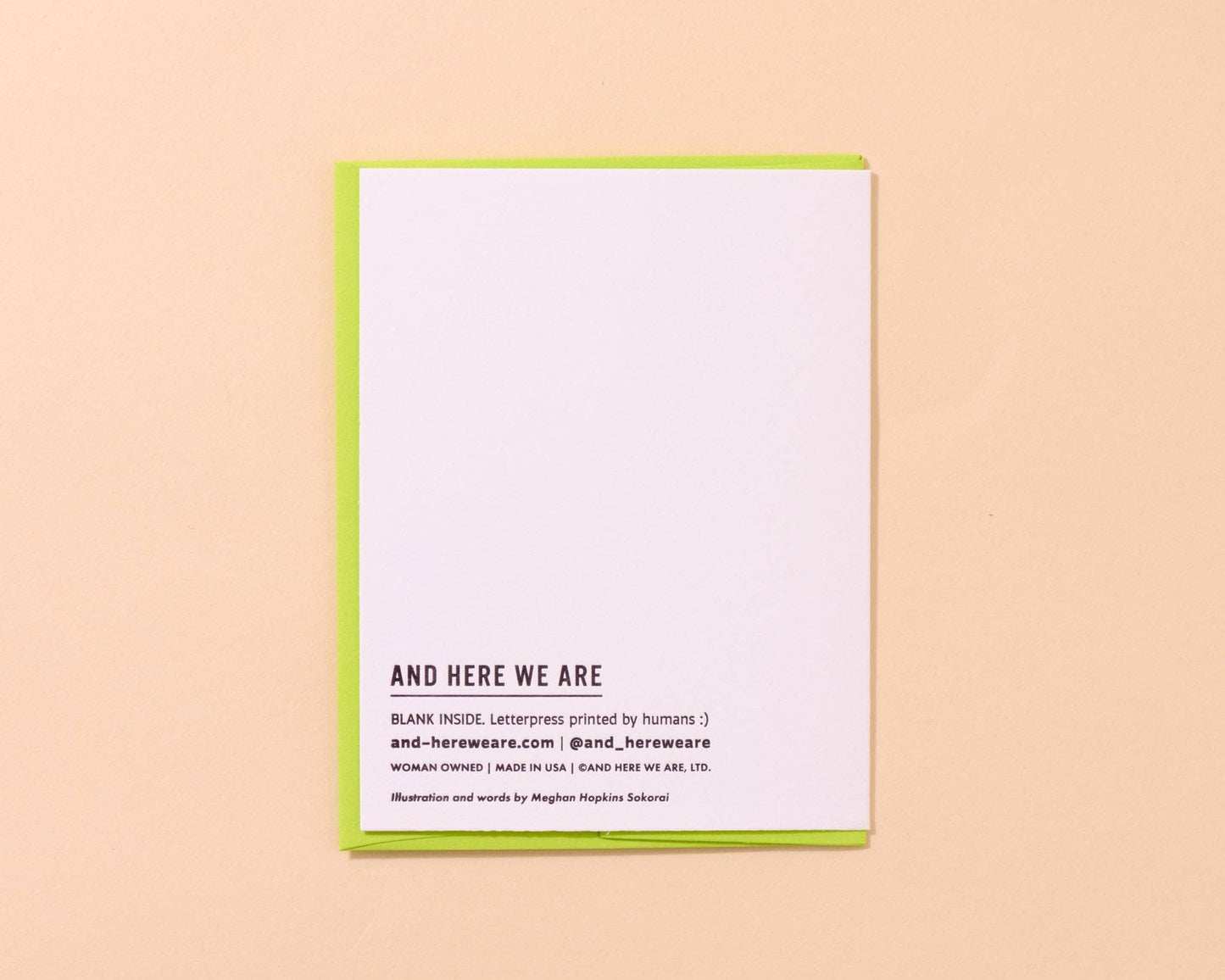 Letterpress Birthday Gull Card