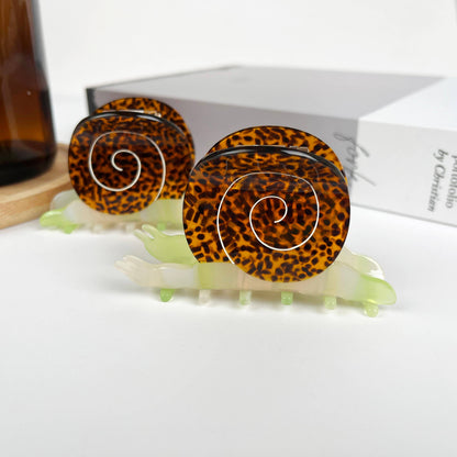Cute Snail Acetate Hair Clip