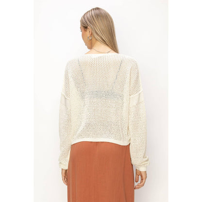 Coastal Mesh Sweater