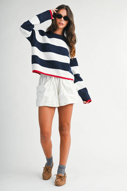 Tide Stripe Sweater