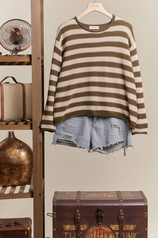 Casual Striped Sweater