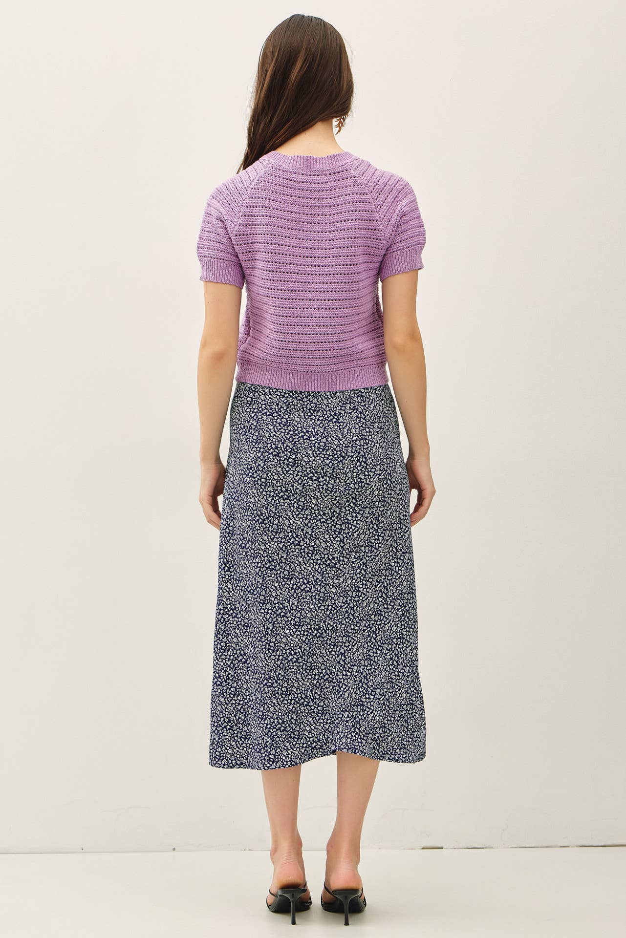 Short Sleeve Crochet Cardigan