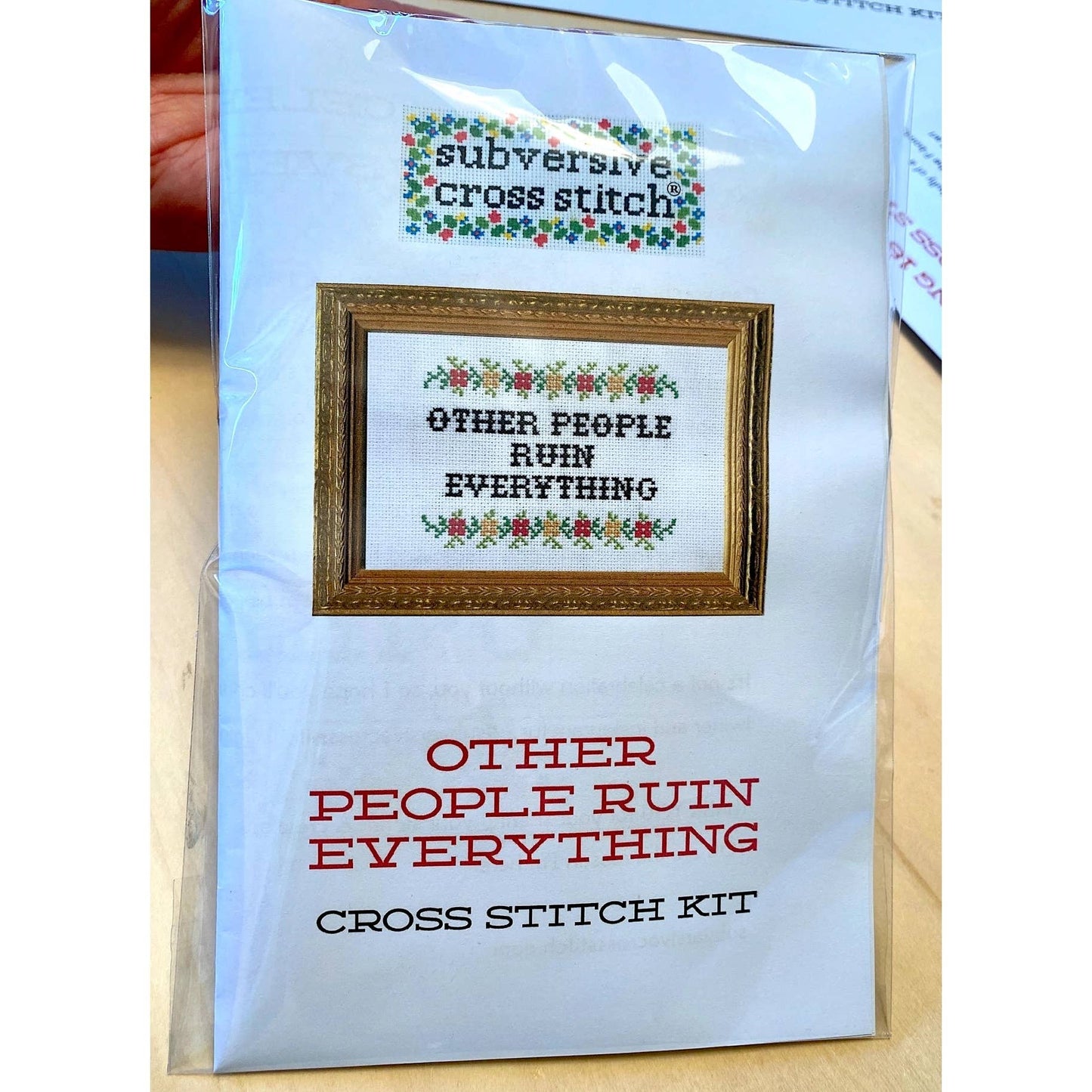 Dance Like Everyone Can Go F*ck Themselves Cross Stitch Kit